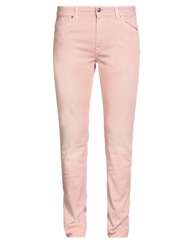 Man Pants Antique rose Size 36 Cotton, Elastane