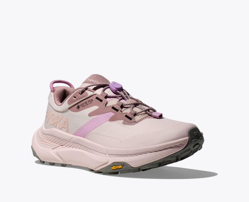 HOKA Women's Transport GTX Shoes in Cosmic Pearl/Cosmic Pearl