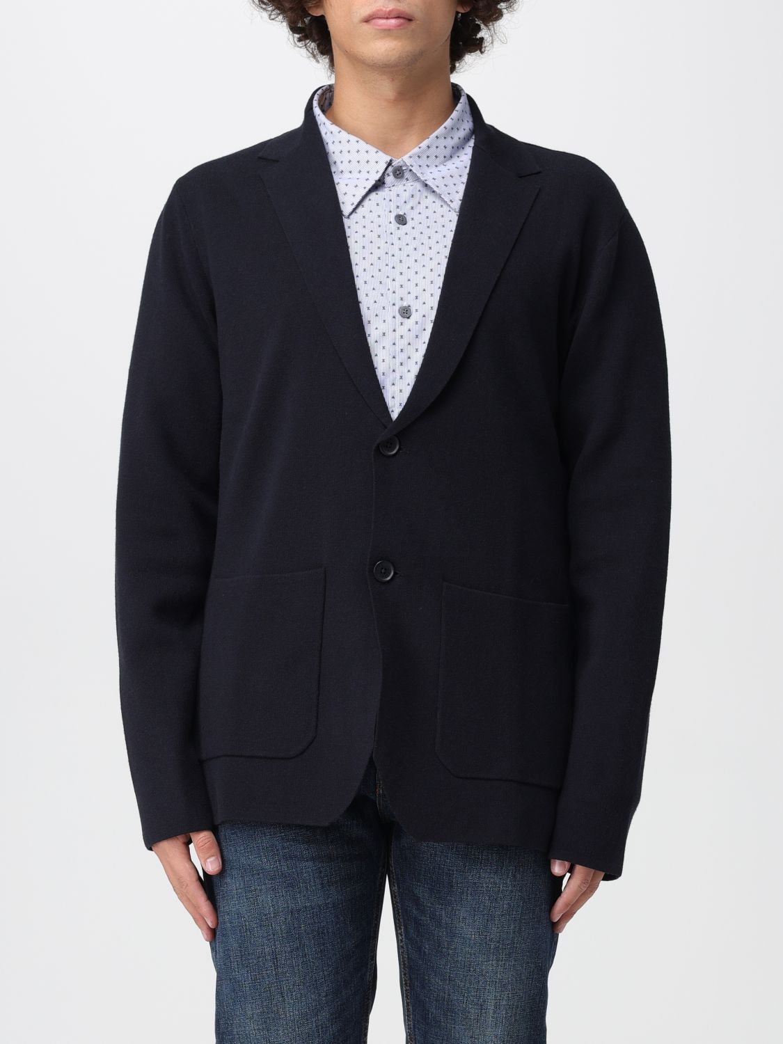 Blazer Men color Navy