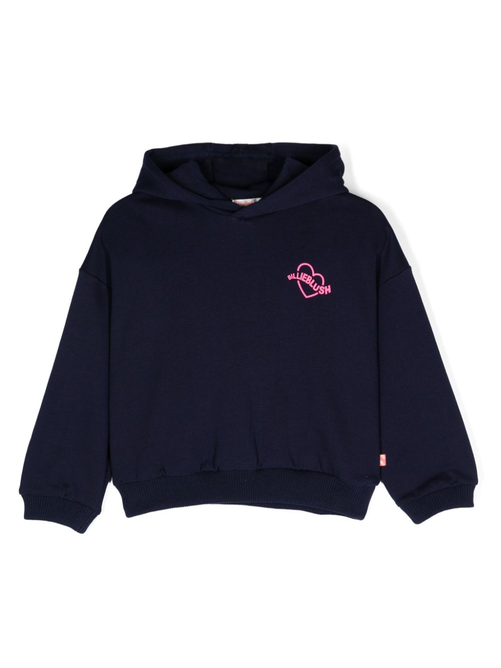 Logo-print hoodie - Blue