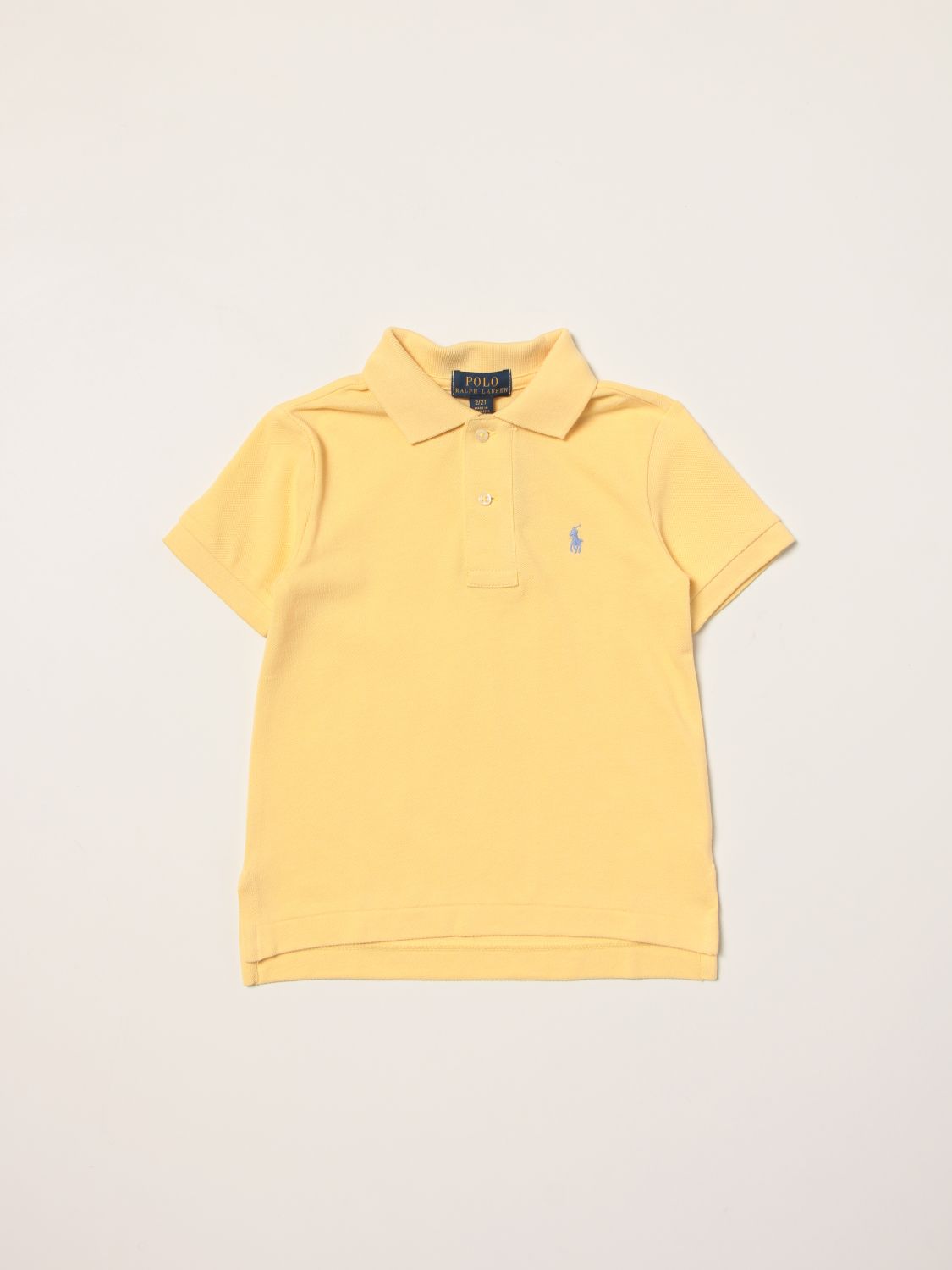 Cotton polo shirt with logo