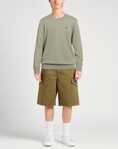 Essential Man Sweater Sage green Size XXL Cotton