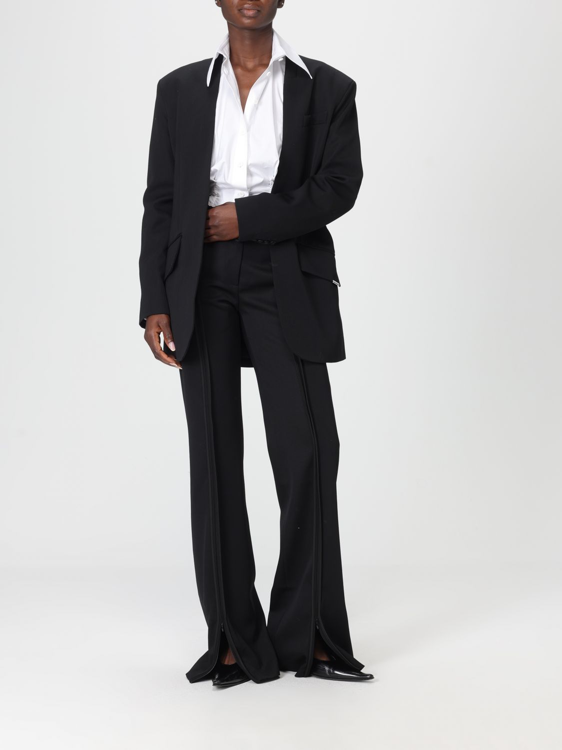 Striped trousers - Black