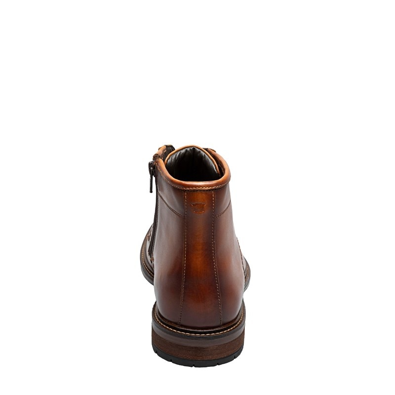 Men's Forge Plain Toe Lace Up Boots (Cognac)