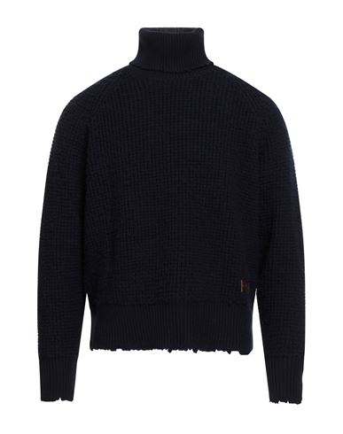 Man Turtleneck Midnight blue Size L Wool