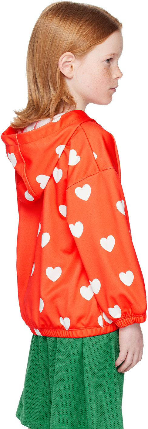 Mini Rodini Kids Red Hearts Hoodie