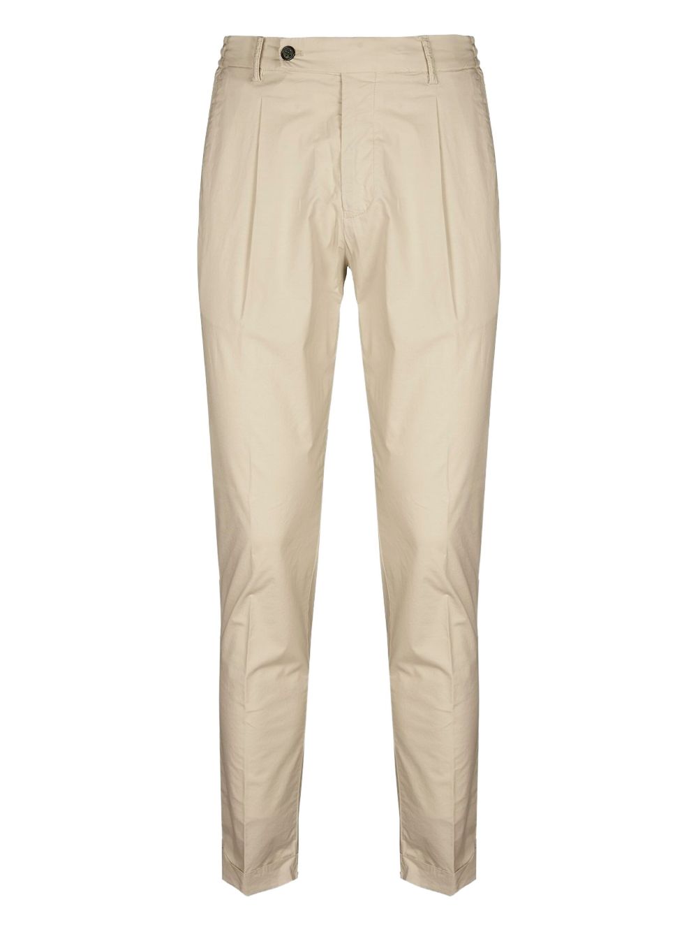 Pleat-detail trousers - Neutrals
