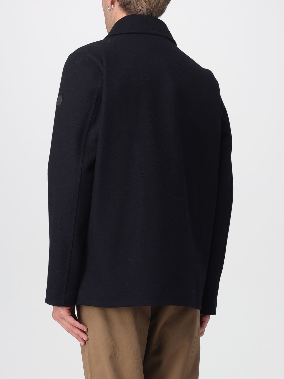 Coat Men color Navy
