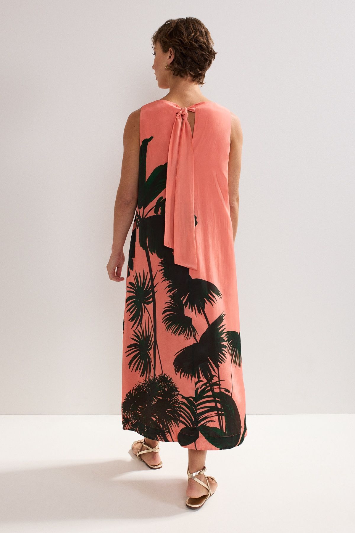 Phase Eight Women's Leila Palm Midi Dress in Cora