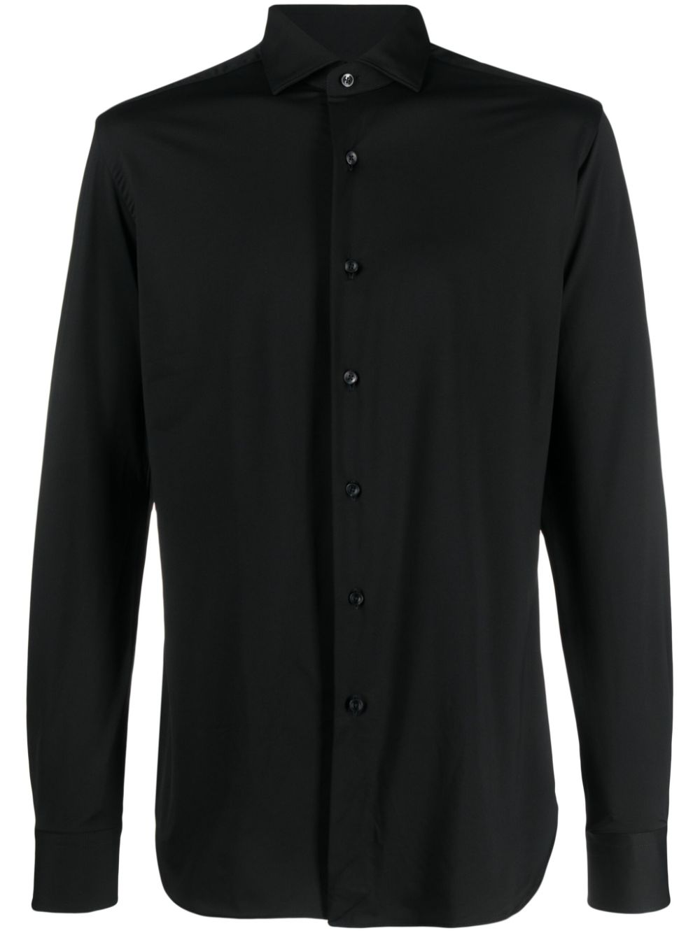 Long-sleeve button-up shirt - Black