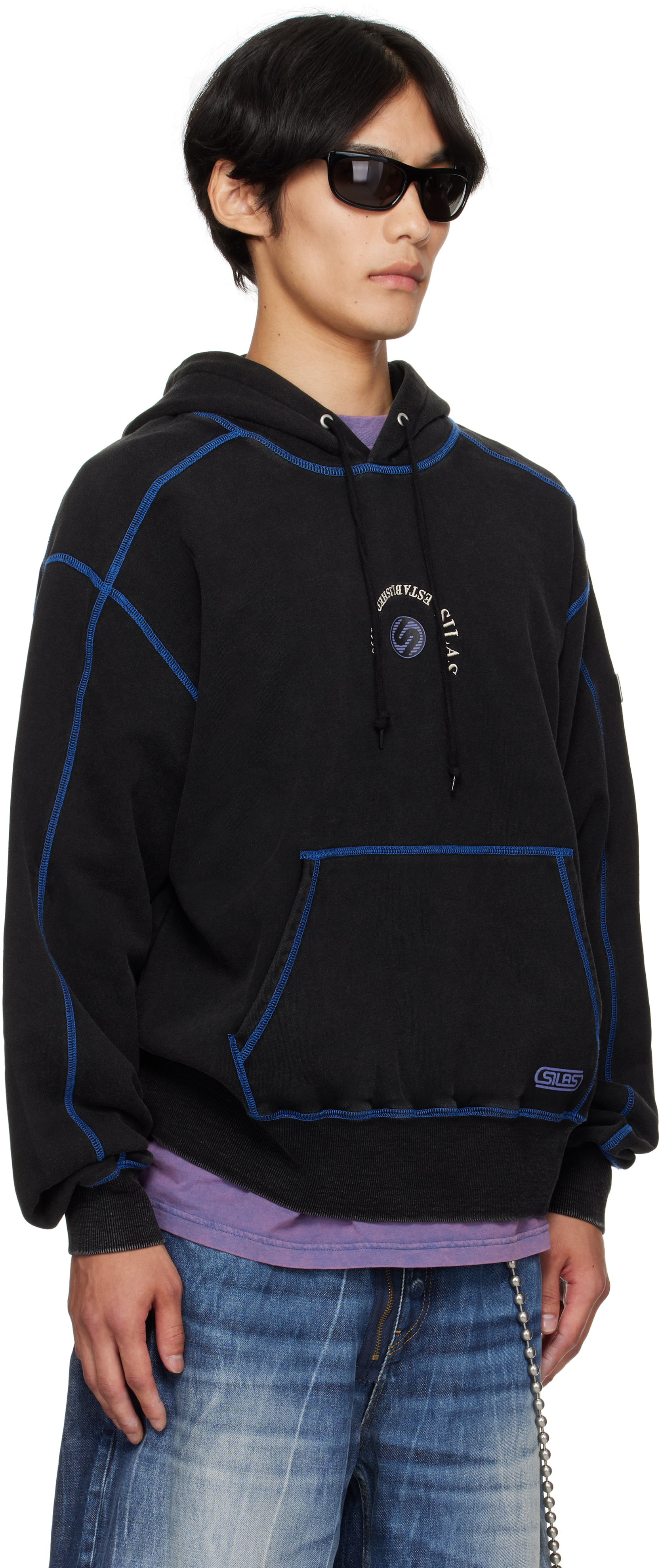 Black Circle Logo Sweat Hoodie