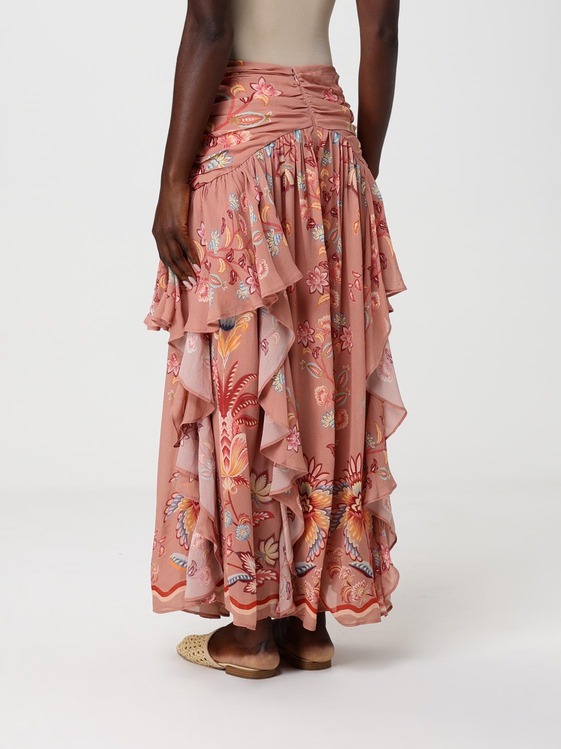 Skirt Woman color Coffee