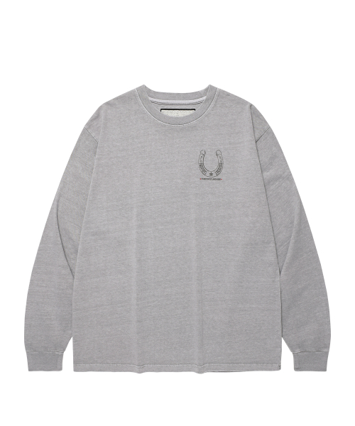 LUCKY HOUSE LS TEE GREY
