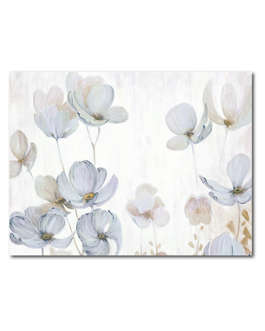 Floating Florals Wrapped Canvas Wall Art