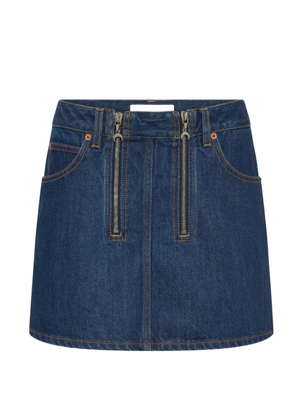 Denim mini skirt