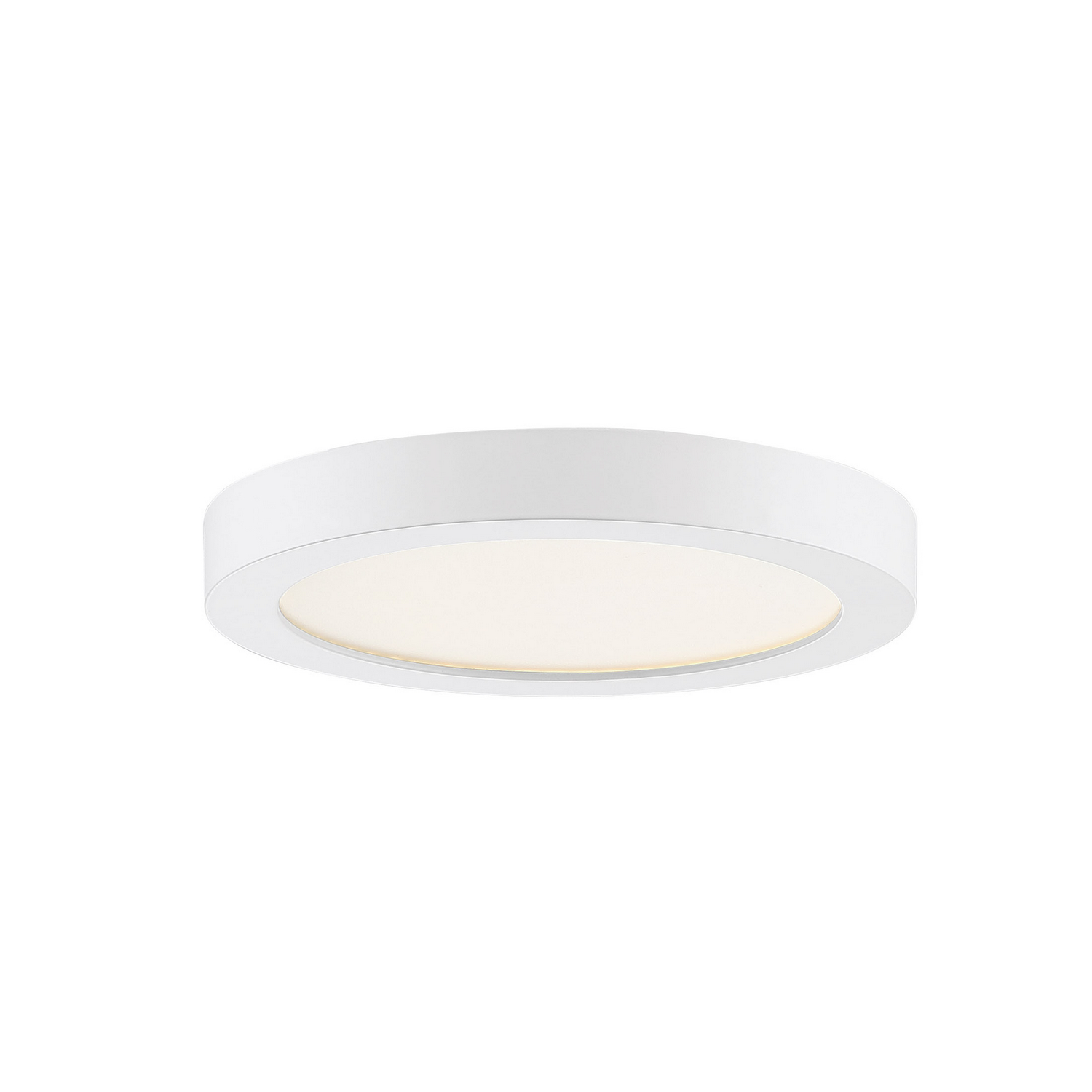 Outskirts LED Flush Mount in Matte White