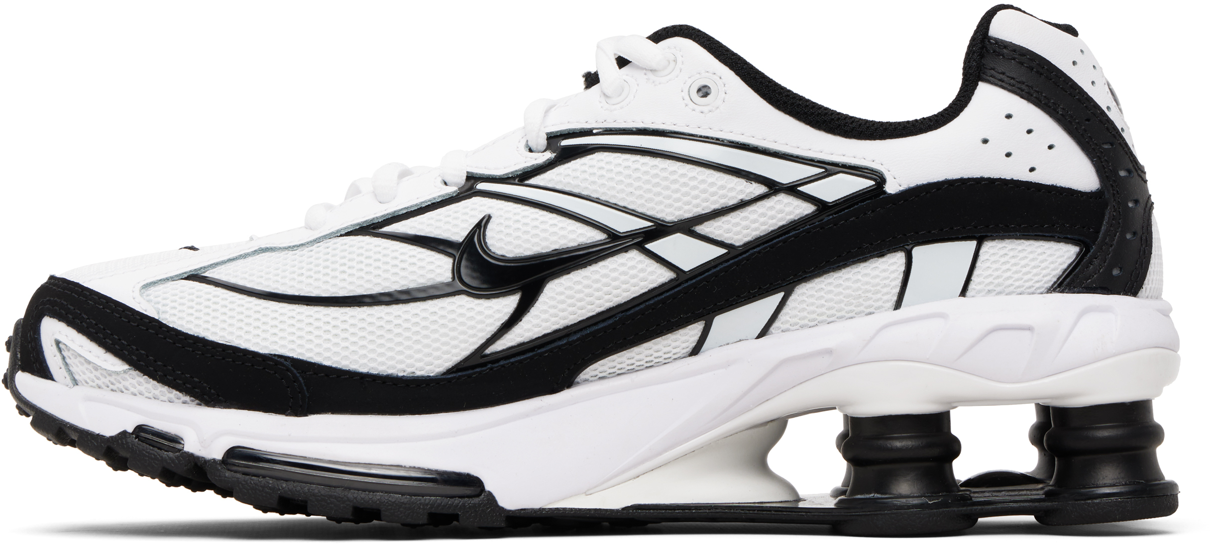 Black & White Shox Ride 2 Sneakers