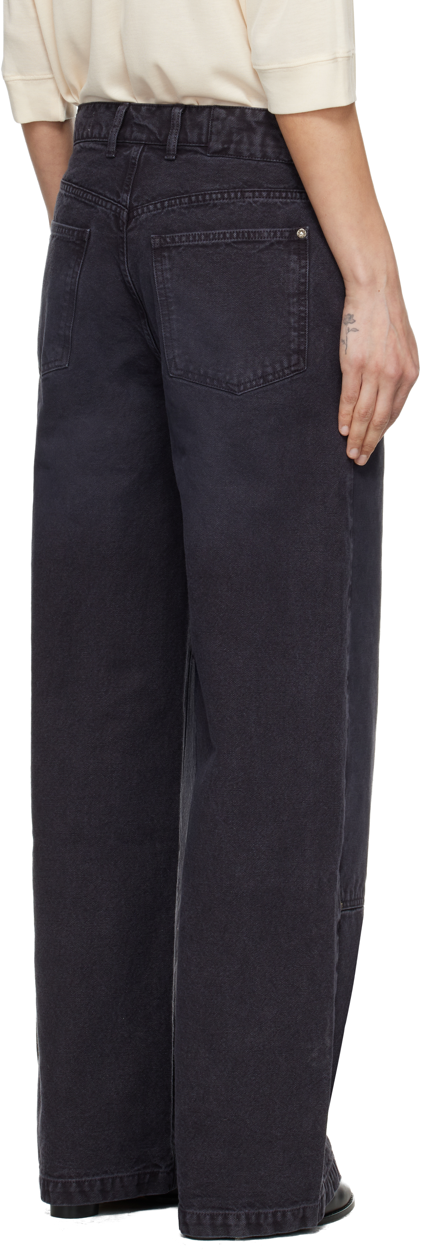 Gray Double Knee Jeans
