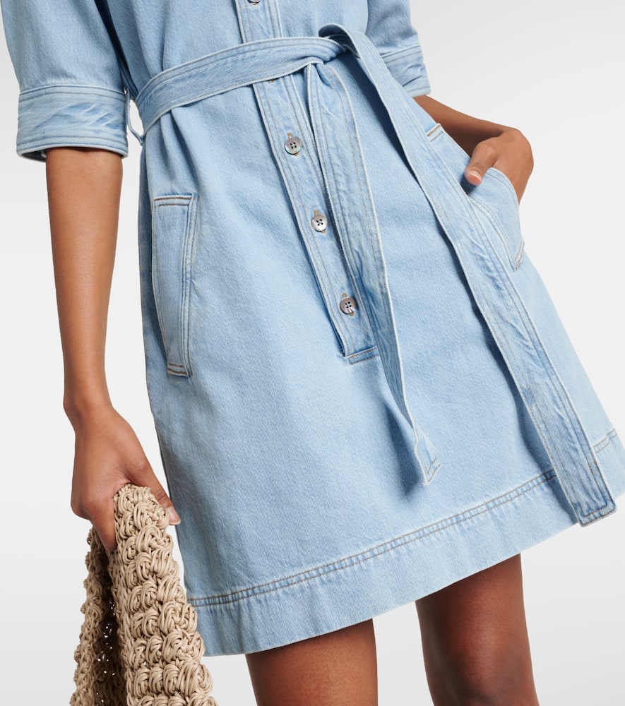 Denim shirt dress