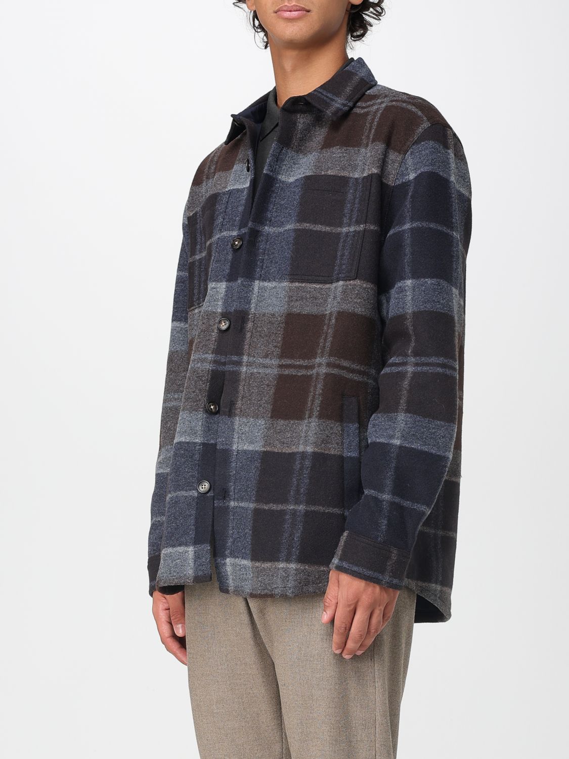 Tartan overshirt - Green