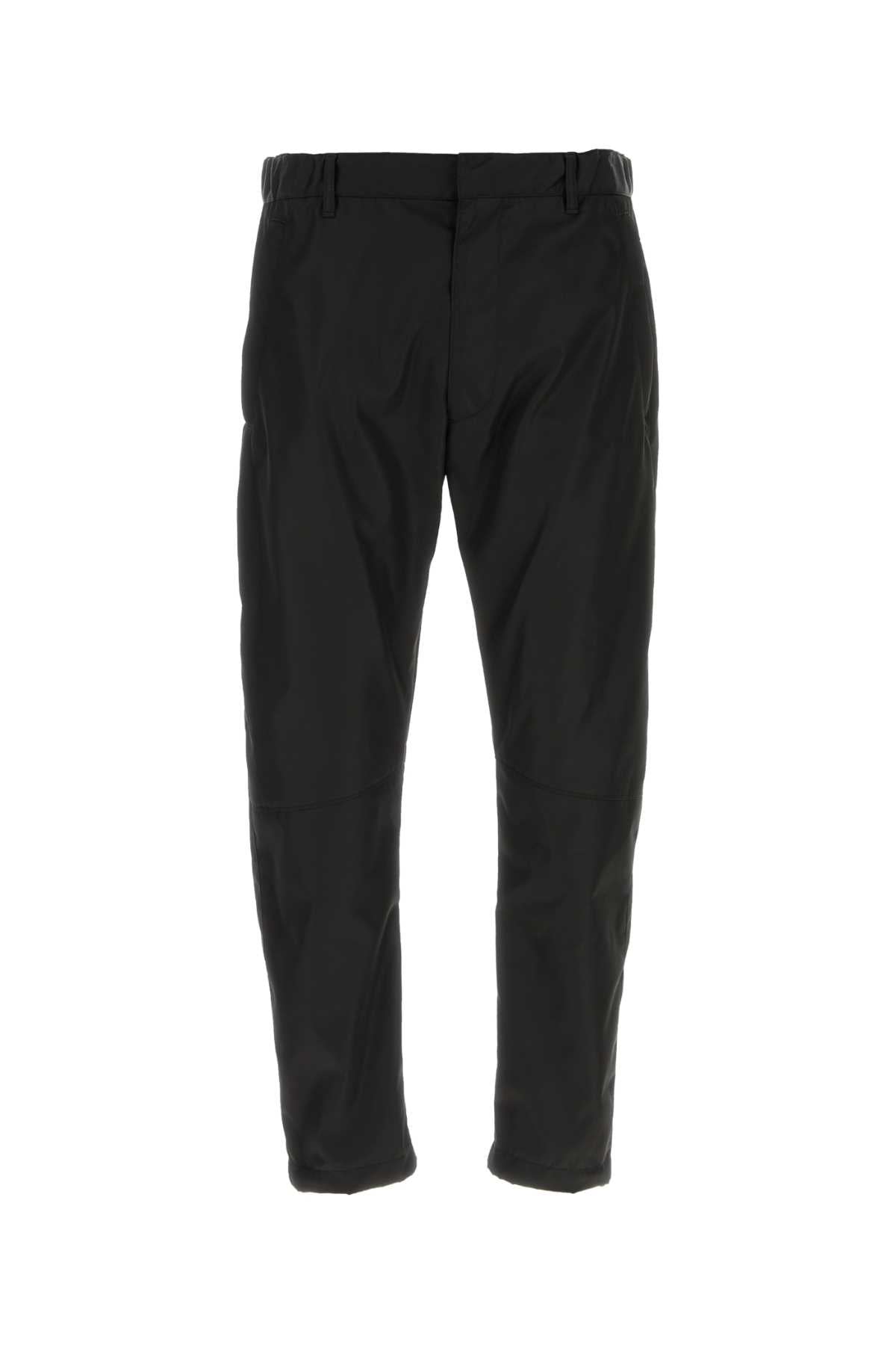 Recycled Polyamide Trousers — Black