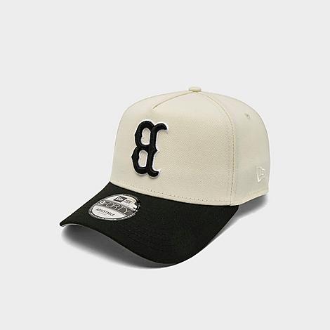 Boston Red Sox MLB Upside Down 9FORTY A-Frame Snapback Hat in Chrome/Black