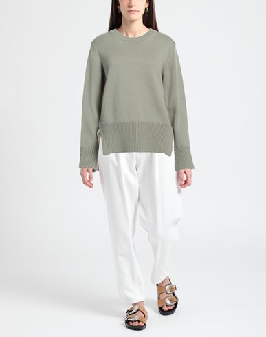 Woman Sweater Sage green Size S Wool