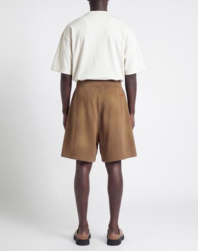 Man Shorts & Bermuda Shorts Brown Size XL Cotton