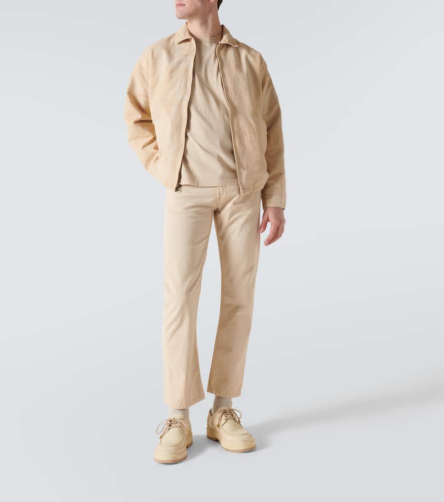Cotton slim pants