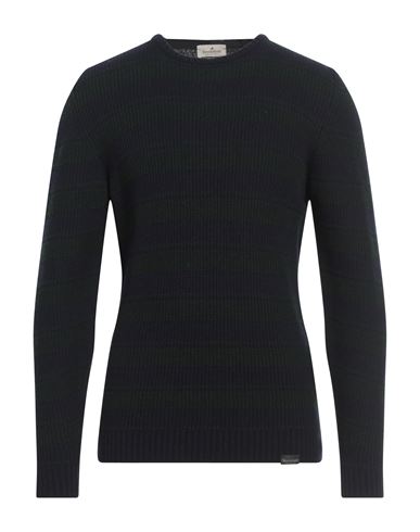 Brooksfield Man Sweater Midnight blue Size 40 Polyamide, Viscose, Wool, Cashmere