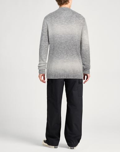 Dondup Man Sweater Light grey Size 42 Alpaca wool, Wool, Polyamide
