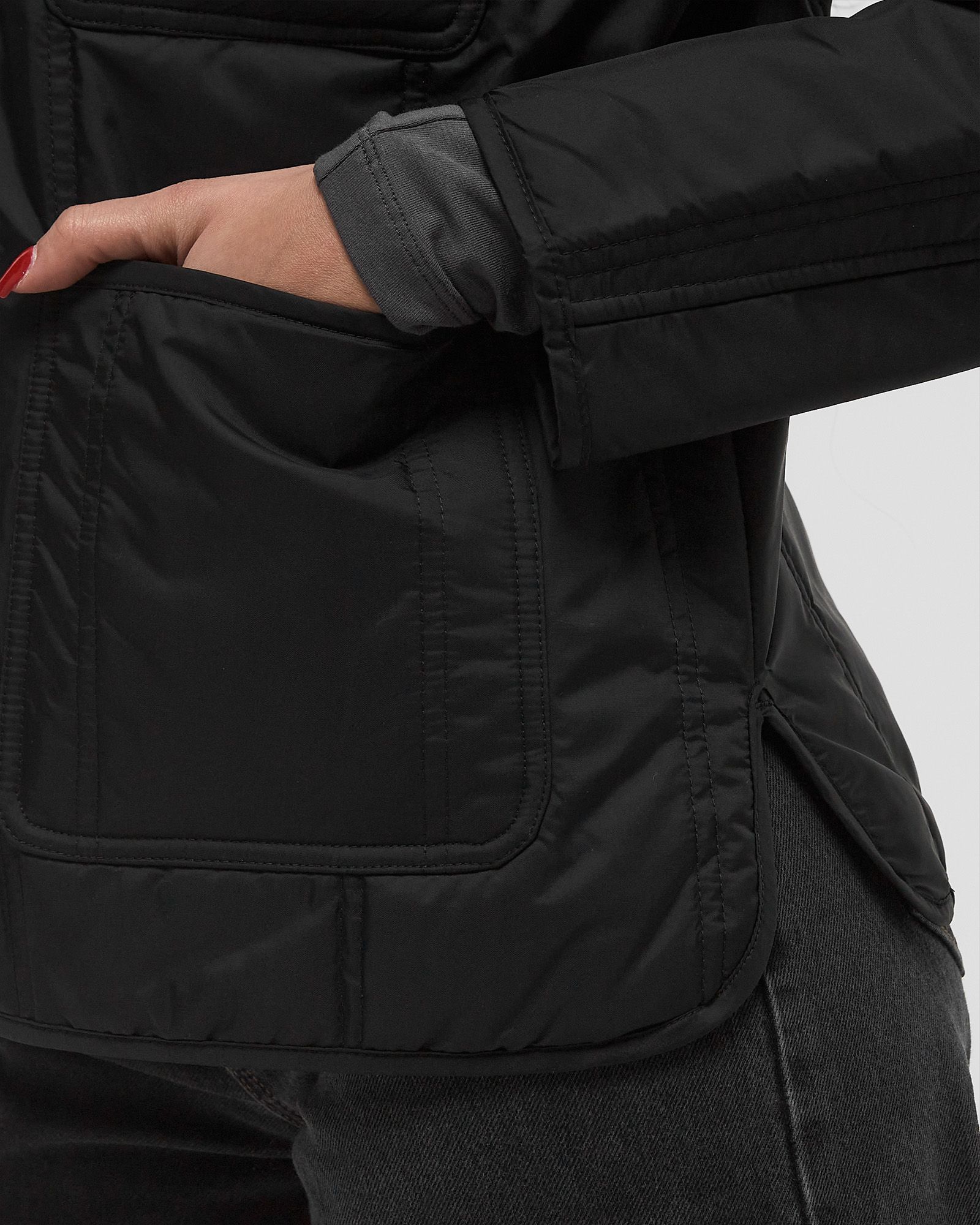 WMNS Kyla Liner black female Windbreaker now available at BSTN