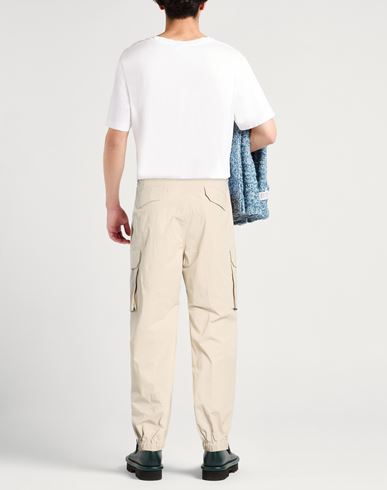 Man Pants Beige Size 30 Cotton, Elastane