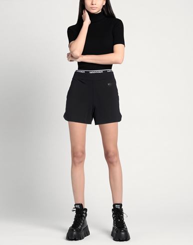 Woman Shorts & Bermuda Shorts Black Size XS Cotton, Elastane