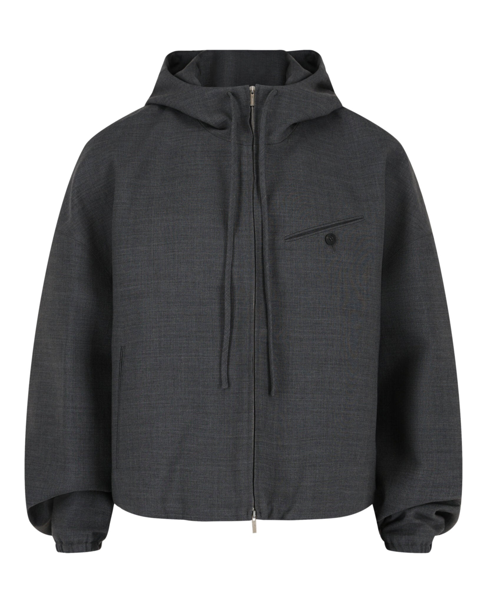 Wool Zip-Up Jacket