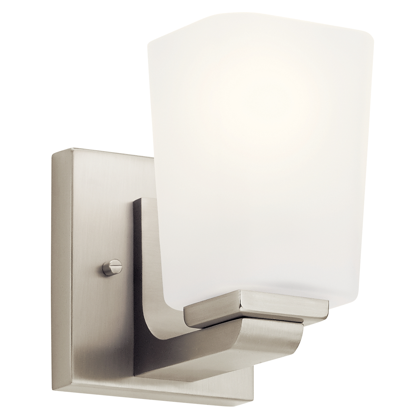 Roehm 7" Wall Bracket in Brushed Nicke
