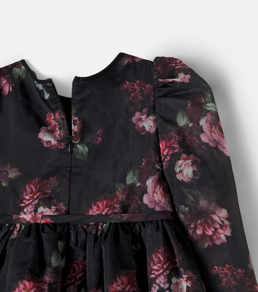 Floral organza dress