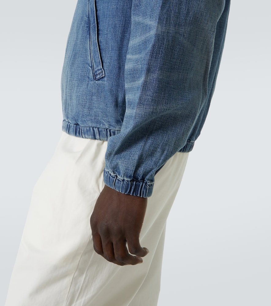 Denim bomber jacket
