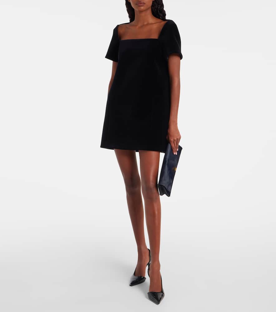 Benji velvet minidress