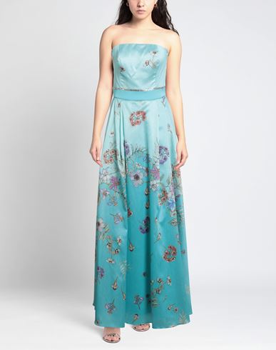 Camilla Milano Woman Maxi dress Turquoise Size 10 Polyester