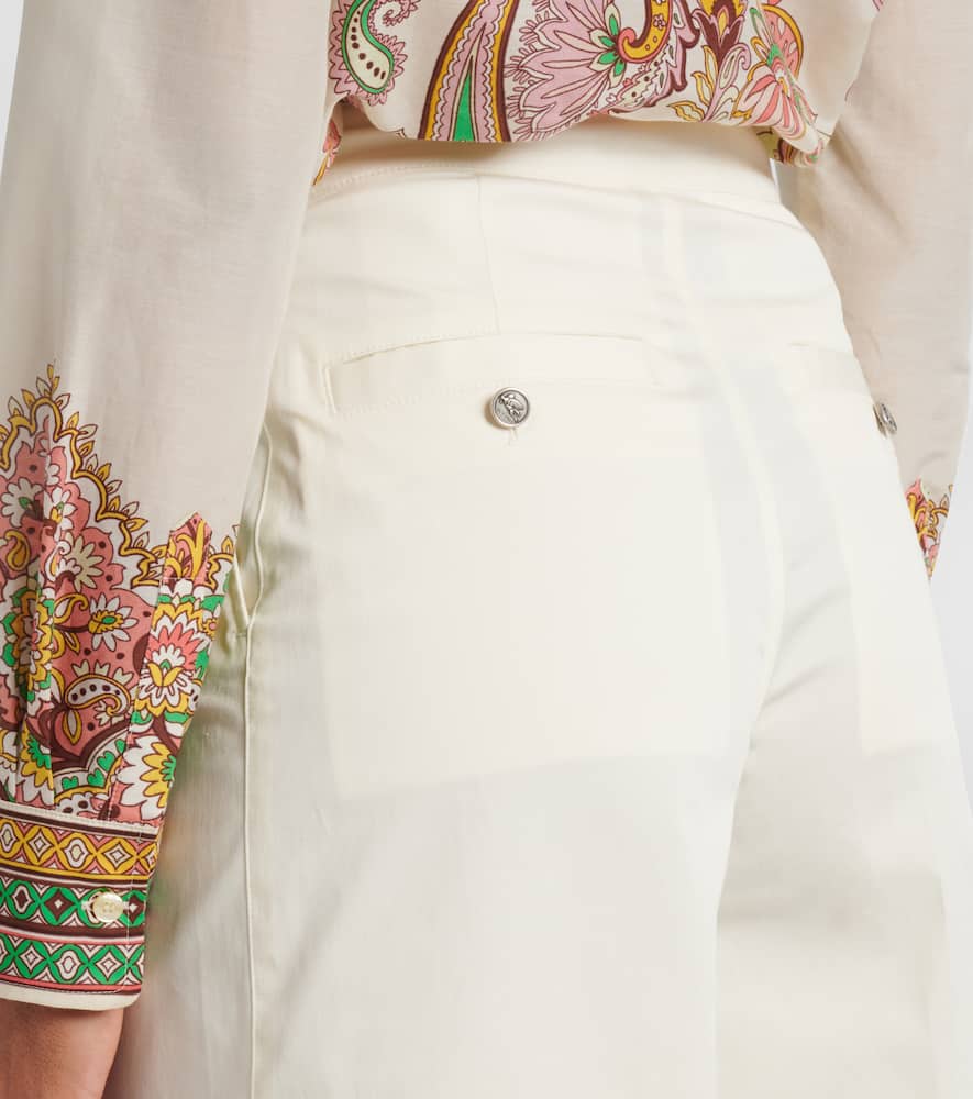 Cotton-blend shorts