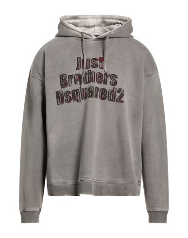 Man Sweatshirt Grey Size L Cotton