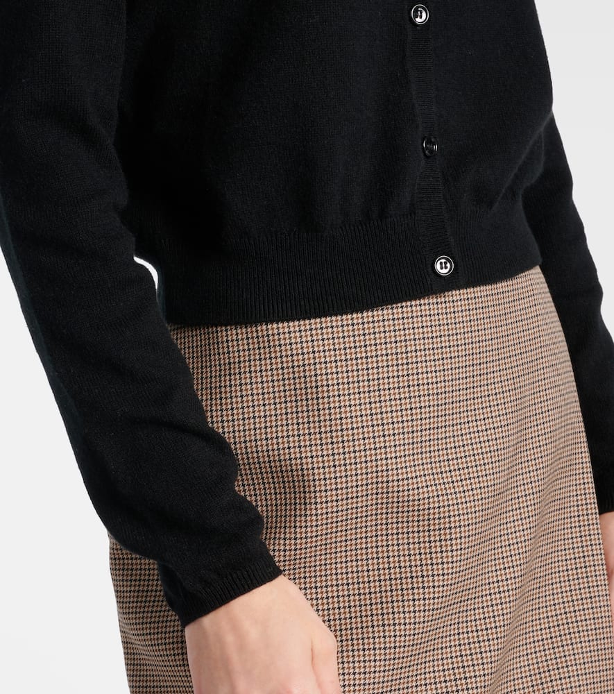 Cotton and cashmere cardigan