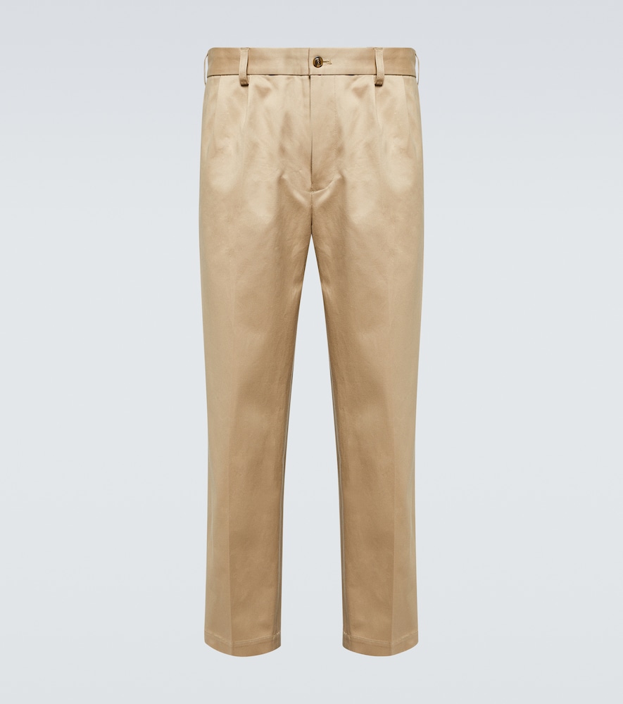 Junya Watanabe Cotton gabardine straight pants