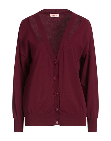 Woman Cardigan Burgundy Size ONESIZE Viscose, Polyester