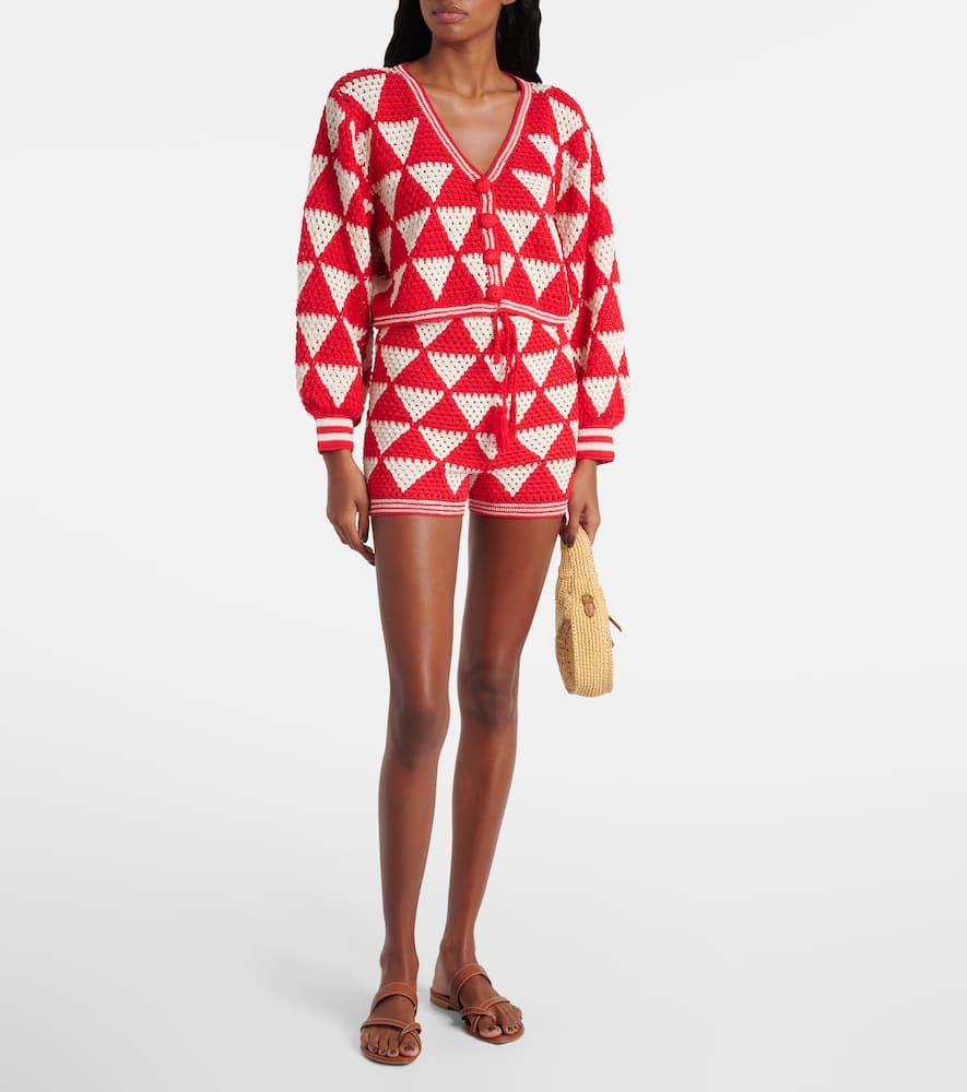 Anna Kosturova Maija crochet cotton cardigan