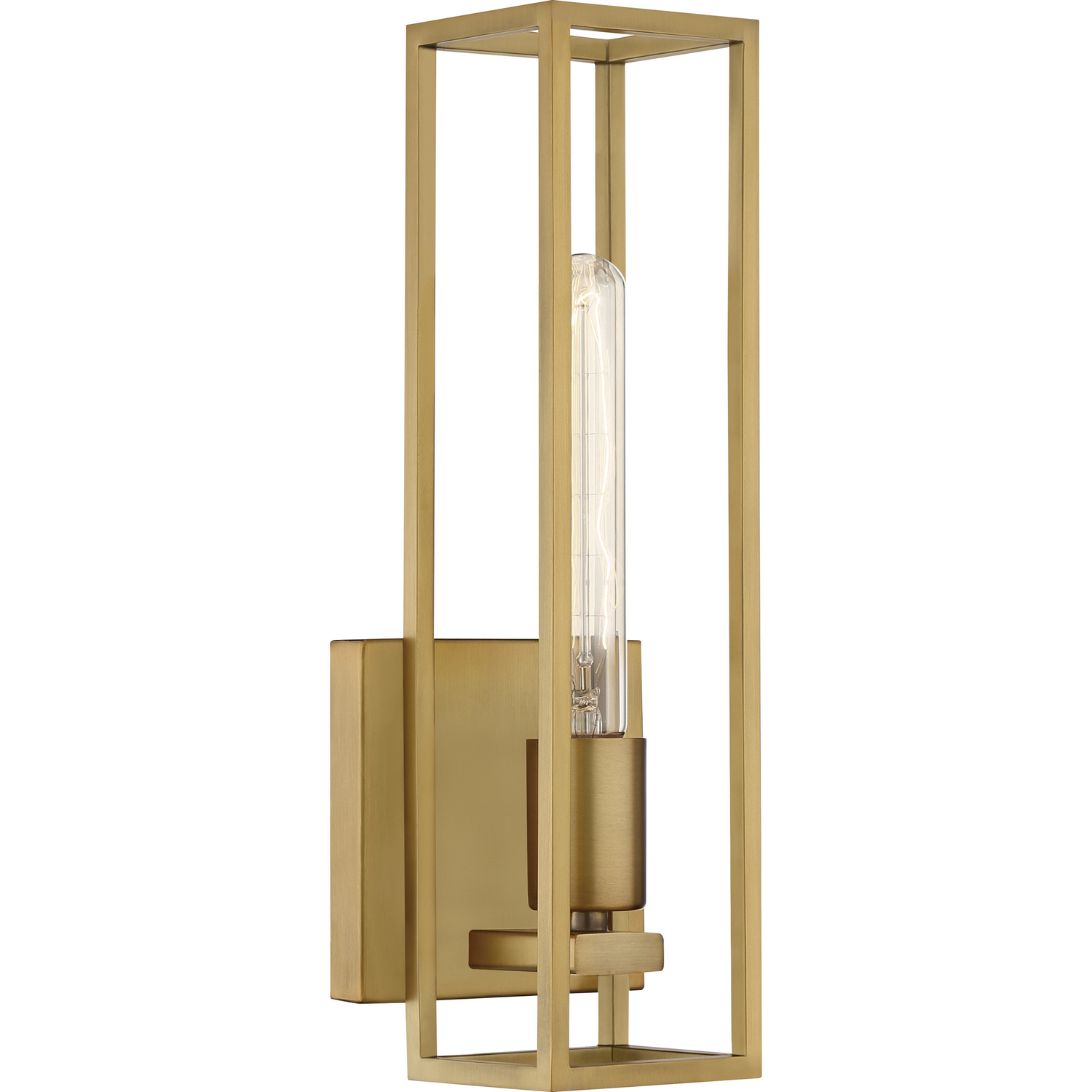 Leighton 1-Light Bathroom Vanity Light in Weathered Bra