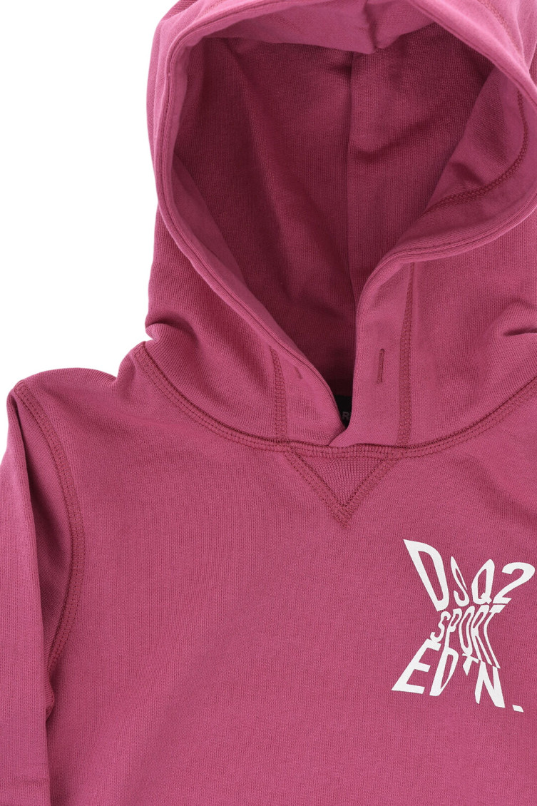 Girls Pink Logo Hoodie