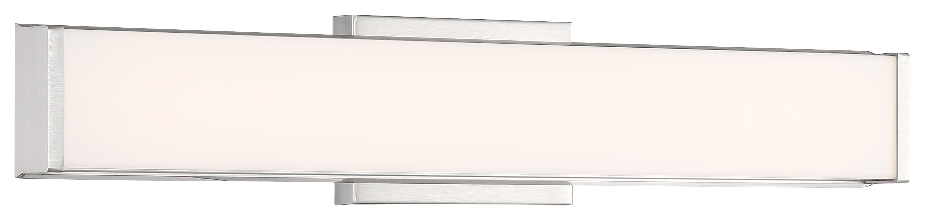 Access Citi Bathroom Vanity Light in Brushed Steel - 62571LEDD-BS/ACR