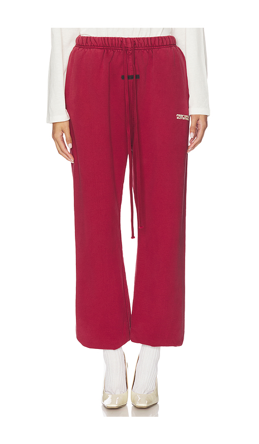 Fear of God ESSENTIALS Classic Sweatpant in Crimson - Red. L also in M, S